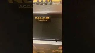 NuX acoustic AC25 guitar stage monitor #musicalinstrument #guitar