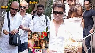 Jacqueline Fernandez -Mother Funeral | Sonu Sood,Jacqueline'sa Father Elroy Fernandez