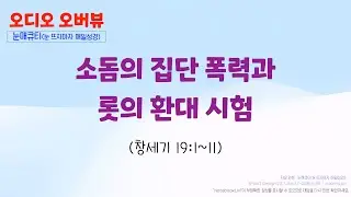 소돔 집단 폭력, 롯의 환대 시험 (창세기 19:1~11)