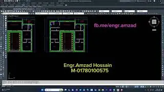 Modern Tinshade Building Architectural Floor Plan with Autocad । Engr. Amzad Hossain,M-01780100575