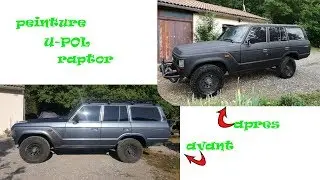 toyota HJ 61 peinture U-pol raptor