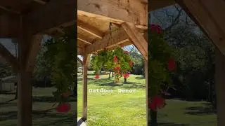 Outdoor Decor Idea #hangingplants