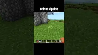 mincraft unique zip line 😱#vecna #minecraft #viralshort #viralvideo