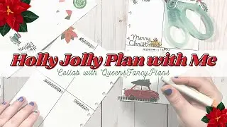 Holly Jolly #PlanWithMe - Collab with QueensFancyPlans | #Planmas Day 20