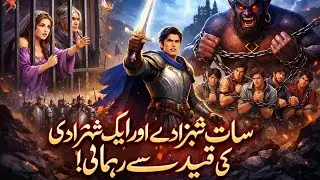 The Seven Princes and Their Sister&rsquo;s Sacrifice - Seven Princess | Cursed Princess Story | Urdu Fairy