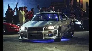 2 Fast 2 Furious Nissan Skyline Police Chase Full HD