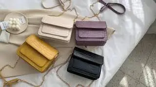 Croc Flap Bag Collection