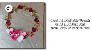 Create a Cuttable Wreath Using Dingbat Fonts