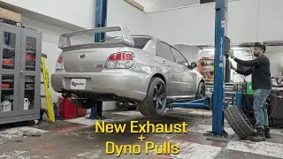 2006 STi Exhaust Fabrication and Dyno Pulls