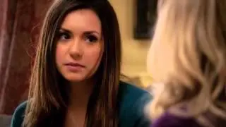 TVD - Elena & Bonnie's first and last scene with the feathers