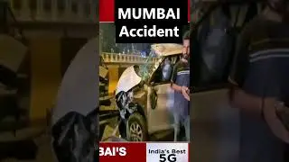 🚨 Mumbai Car Crash: 2 Seriously Injured in Coastal Road Accident! 🚗💥#Mumbai #CarCrash #CoastalRoad
