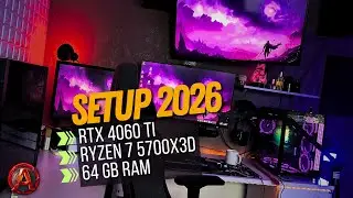 Meu Setup GAMER de Lives 2026 - PC Montado, LEDs Alexa e Dicas!