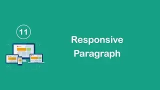 Responsive Design in Arabic #11 - Create Responsive Paragraph