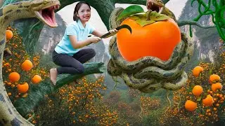 How To Harvesting 1000+Kg Persimmons Goes To Market Sell, Caring For Wild Ducks | Hue Bushcraft