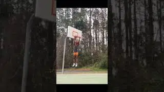 #dunk #basketball #athlete                  Reverse windmill dunk off one foot