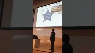 Dr Michael Naguib delivering the 2018 KROTO Award Lecture