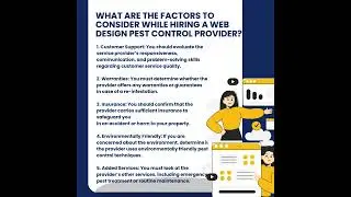 Considering Factors Of Web Design Pest Control