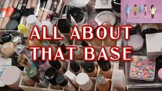 FOUNDATION, CONCEALER, PRIMER, & POWDER COLLECTION AND DECLUTTER