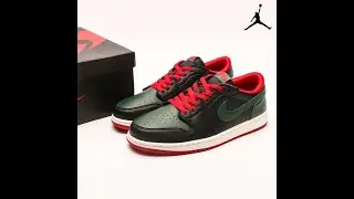 Air Jordan 1 Retro Low OG 'Black Gorge Green' CZ0775-036