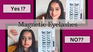 Magnetic Eyelash Honest Review||Buy it / Not||Non sponsored @amazon finds|| @sanandamakeupartistry