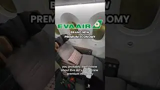 #EVAAir СОВЕРШЕННО НОВЫЙ #ПремиумЭконом на #Boeing787! Отличное место, но...? #fyp #тренд