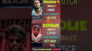 Baaghi 4 Vs Coolie Box Office Collection, Baaghi4 9th Day collection Worldwide, #oopsupdate