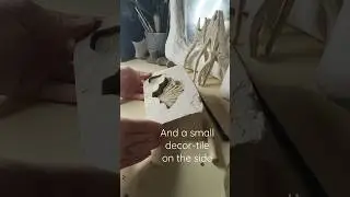 Process of Demolding a New Tile Sample #ceramictiles #ceramics #clay #sculpting #artprocess