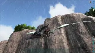 My Bird froze in mid air - ARK Ragnarok