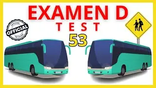 TEST5️⃣3️⃣EXAMEN TEORICO Carnet de Conducir D1 D 2025