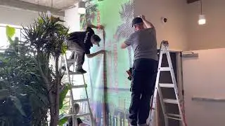 Wall Graphics and Sign Installation at Deviation Games