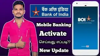 How to Bank of India Mobile banking Activate Tamil|bank of india mobile banking Registration tamil