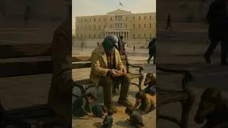 Reality in reverse - Syntagma square #aiwonderlab #ai #aiart #pigeons #greece #athens