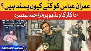Imran Abbas Love Dogs | Imran Abbas Funny Video | Celebrity News | Tik Tok Video | BOL Buzz