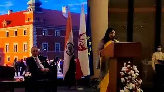 MoS MEA M_Lekhi points how Poland National day was taking interest in Indian spirituality, Language