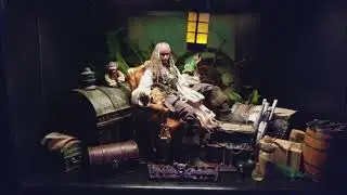 Captain Jack Sparrow Pirates of the Caribbean diorama
