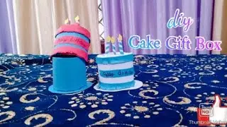 DIY Cake Gift Box | Easy Paper Craft | Gift Ideas | Sonic Creative Minds