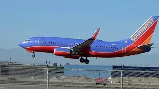 Long Beach Airport (LGB) Plane Spotting | Southwest Airlines Canyon Blue 737 & More | July 2023