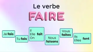 Verb TO DO/TO MAKE in French | Le verbe FAIRE | Easy French verbs pronunciation