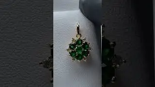 Cluster Pendant Tales: From Costume to Custom, A Festive Emerald Story