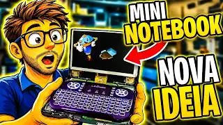 Nova Vers&atilde;o - COMO FAZER MINI PC NOTEBOOK COM TECLADO BLUETOOTH E TOUCHPAD - ESTRUTURA CAPA DE CD