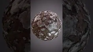Rock Surfaces Material Study &ndash; Substance Designer - Marmoset Allegorithmic Rendered #shorts