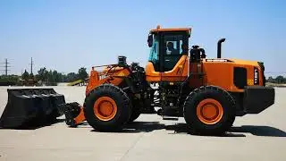 YX657 wheel loader with high configuration( Cummins, ZF, centralized lubricating etc)