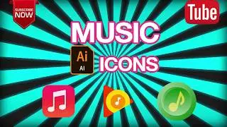 Music icons tutorial | Adobe Illustrator cc 2019 | Simple & Easy tips/tricks 2020