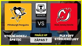 Pittsburgh Penguins  - New Jersey Devils / ZÁPAS 7 / FINÁLE  HANÁCKÉHO POHÁRU / HP 25