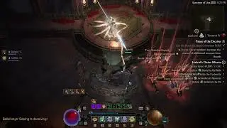 Diablo 4 Hardcore - Blitz striking Belial