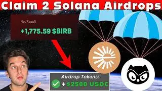 Claim 2 Solana Airdrops NOW - Don't Be Late
