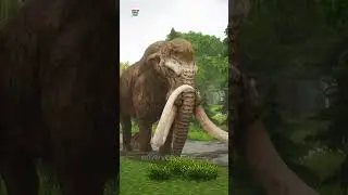 The Giant Mammoth Elephant  VS  T- rex:Which one will Win? @INDIAN VIDEO ZONE