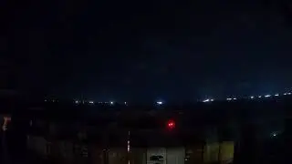 What it looks like sailing through the Taiwan strait at night.