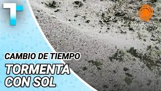 Videos de la TORMENTA con granizo y ventarrón en Córdoba después del calor insoportable