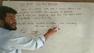 Conic section for B. Sc., B. Ed., B. A in nepali. // Ellipse #part_1